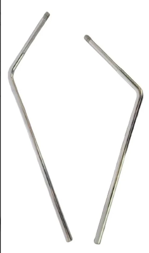 Hastes Do Retrovisor Externo Da Kombi Antiga Cromada